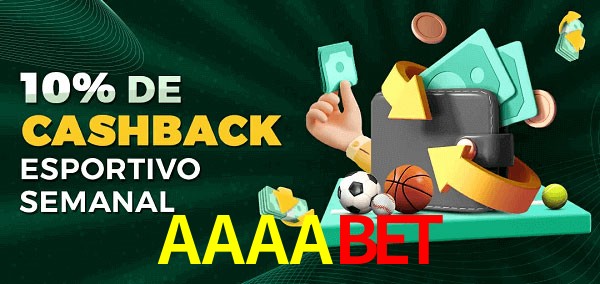 10% de bônus de cashback na AAAAbet